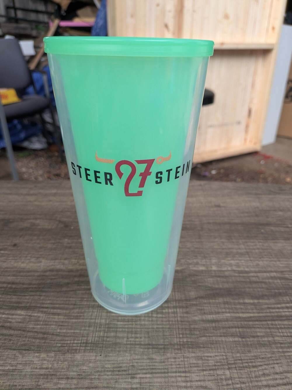 Whirley DrinkWorks Steer 27 Stein Promotional Plastic Tumbler